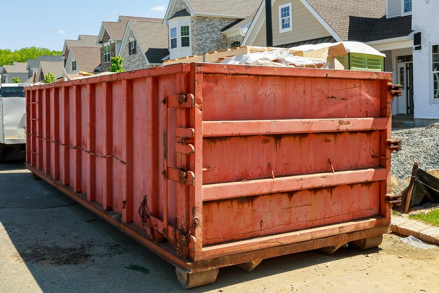 large residential garbage container